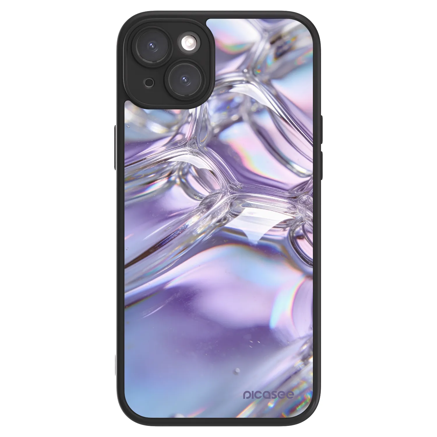 Picasee ULTIMATE CASE für Apple iPhone 15 Plus - Iridescent bubbles