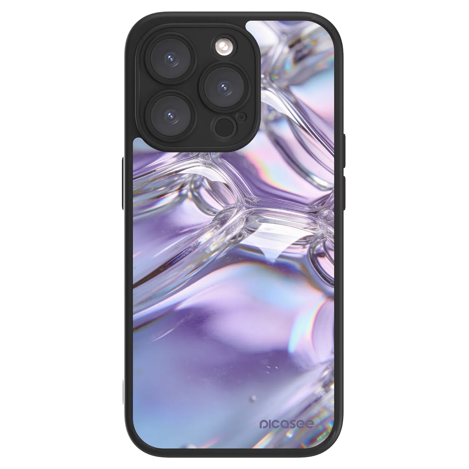 Picasee ULTIMATE CASE MagSafe für Apple iPhone 15 Pro - Iridescent bubbles