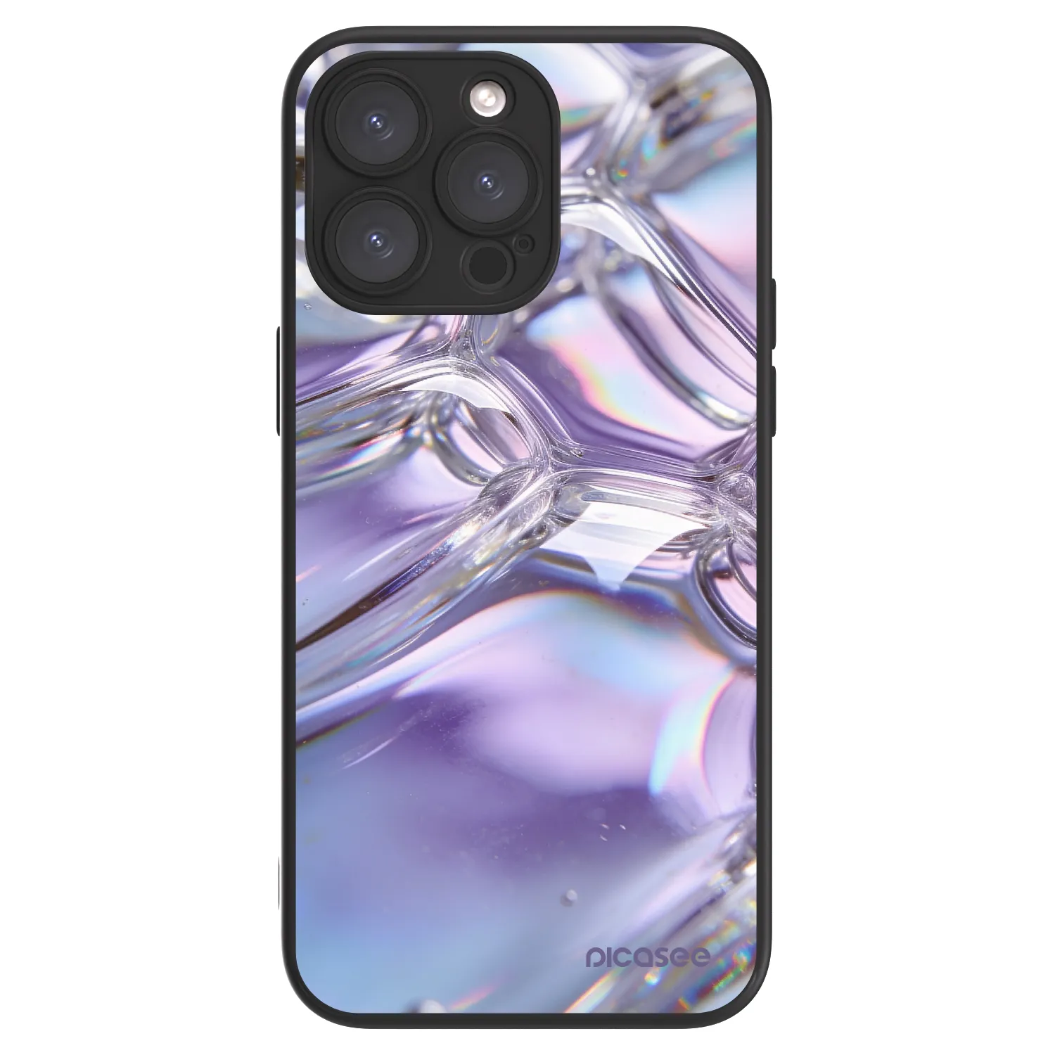 Picasee ULTIMATE CASE für Apple iPhone 15 Pro Max - Iridescent bubbles