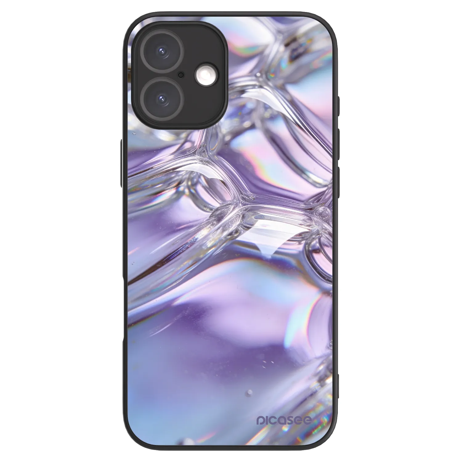 Picasee ULTIMATE CASE MagSafe für Apple iPhone 16 Plus - Iridescent bubbles