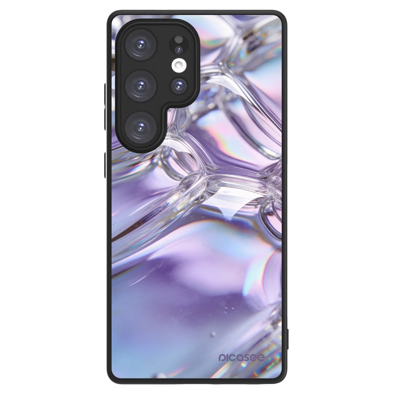 Picasee ULTIMATE CASE PowerShare für Samsung Galaxy S25 Ultra 5G - Iridescent bubbles