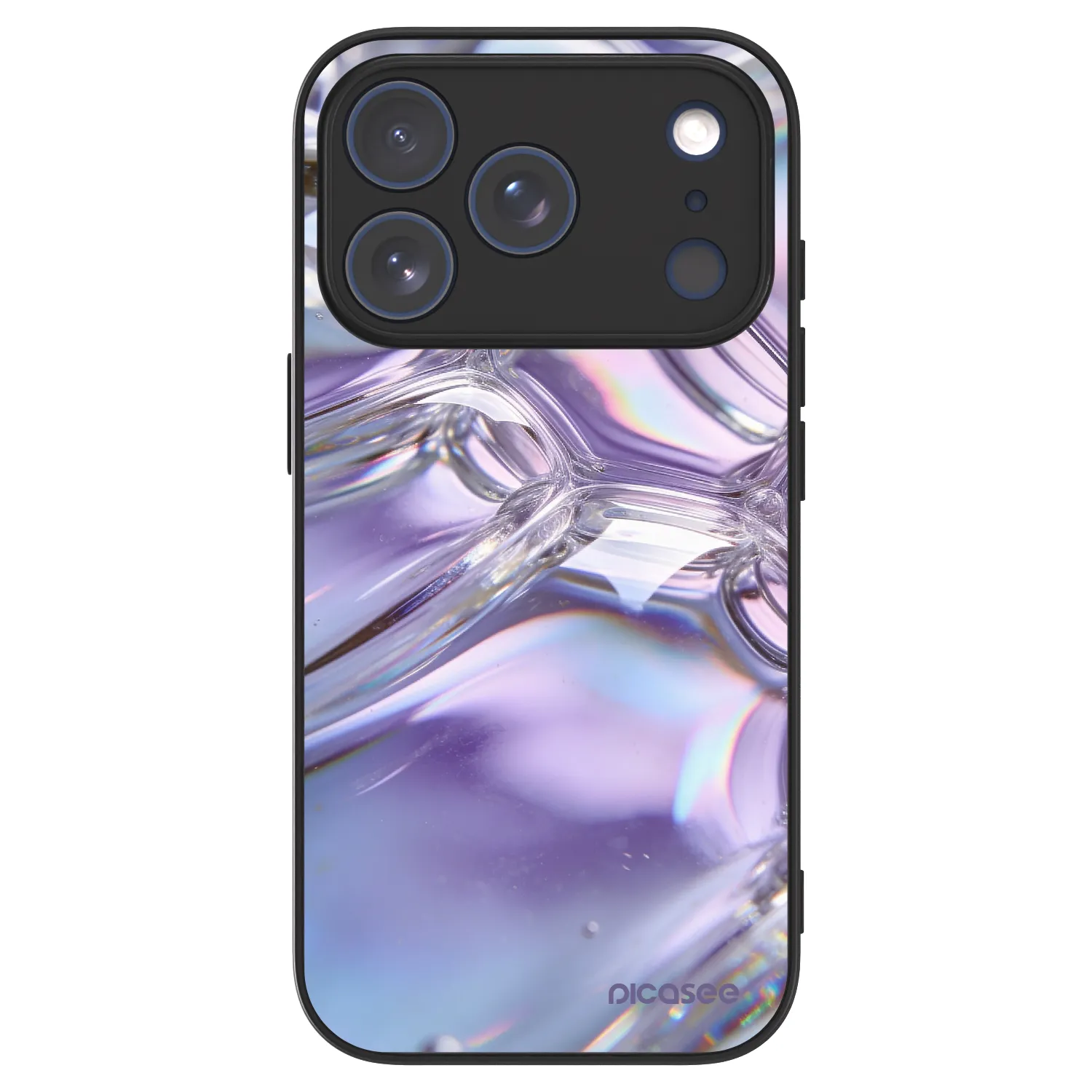 Picasee ULTIMATE CASE MagSafe für Apple iPhone 17 Pro - Iridescent bubbles