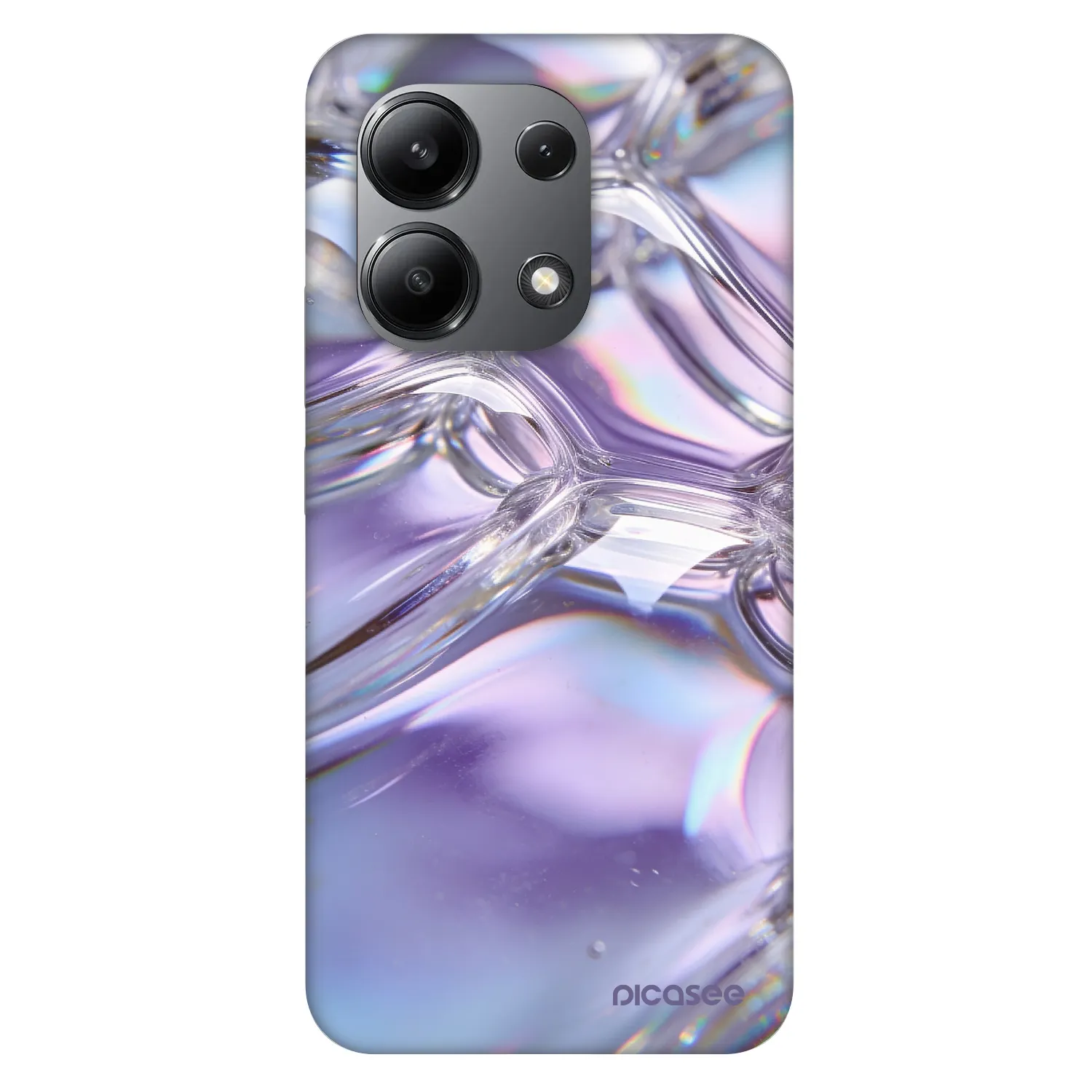 Picasee Fashion Case für Xiaomi Redmi Note 13 4G - Iridescent bubbles