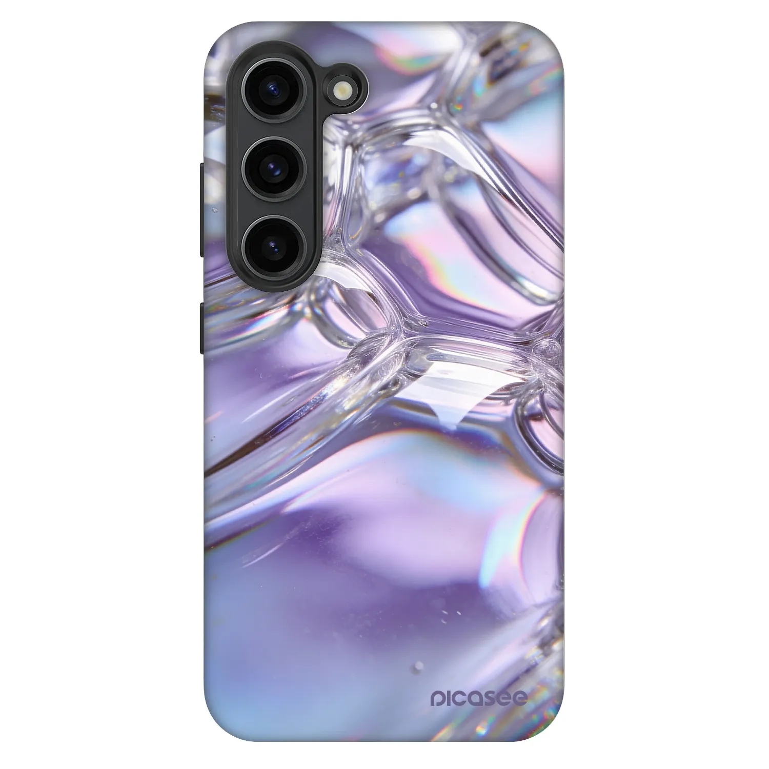 Picasee Fashion Case für Samsung Galaxy S23+ 5G - Iridescent bubbles