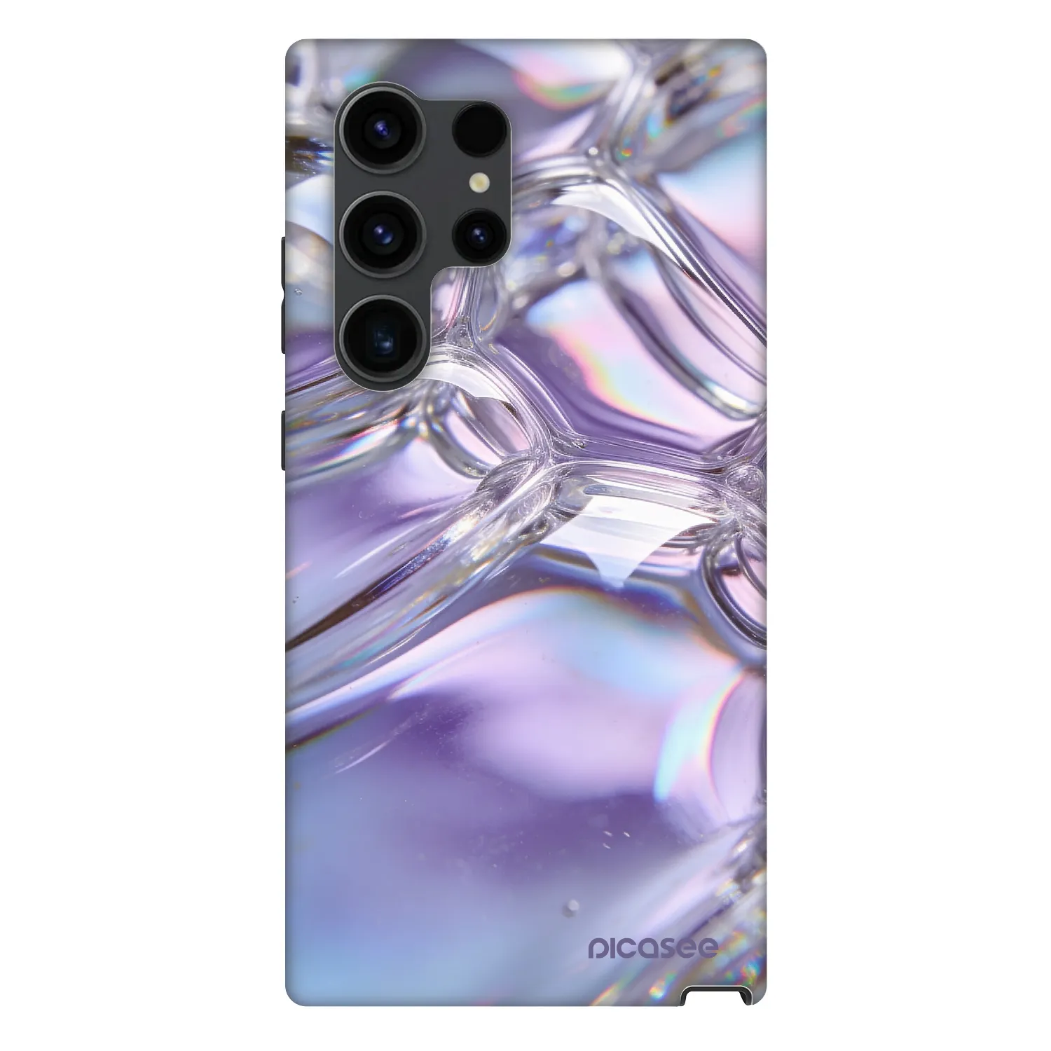 Picasee Fashion Case PowerShare pro Samsung Galaxy S24 Ultra S928B 5G - Iridescent bubbles