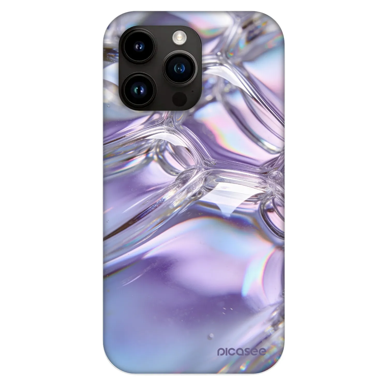 Picasee Fashion Case MagSafe für Apple iPhone 13 Pro - Iridescent bubbles