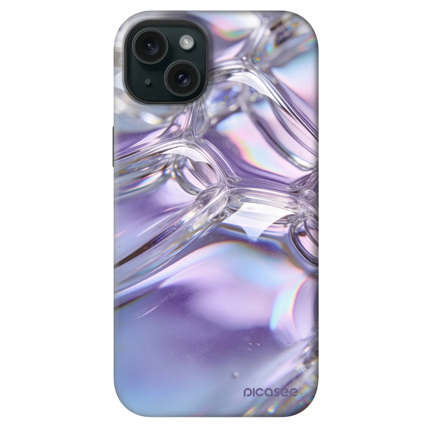 Picasee Fashion Case MagSafe für Apple iPhone 14 Plus - Iridescent bubbles