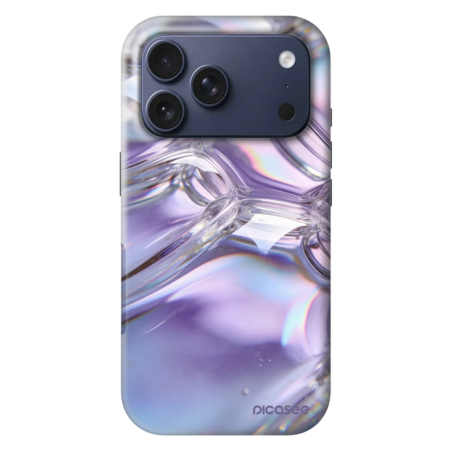 Picasee Fashion Case MagSafe für Apple iPhone 17 Pro - Iridescent bubbles