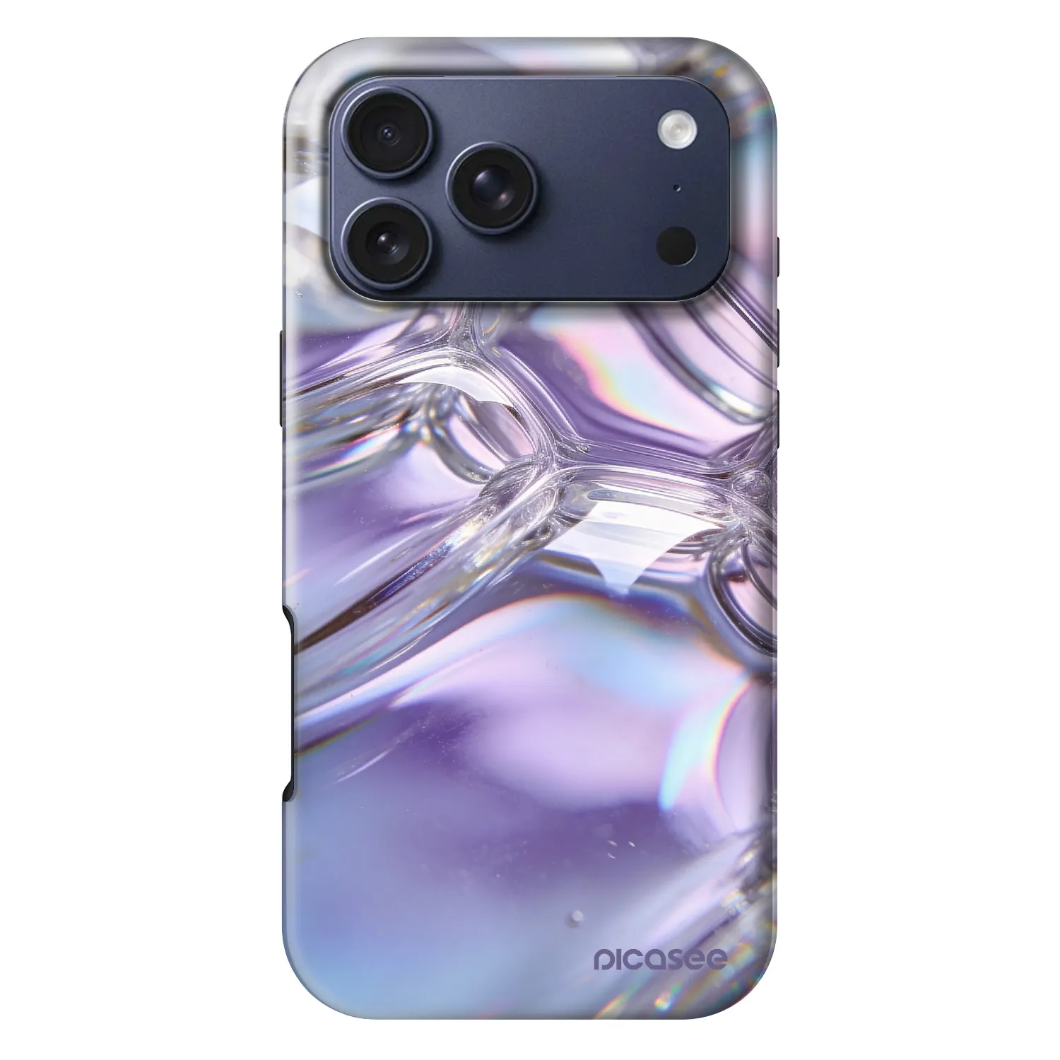 Picasee Fashion Case MagSafe für Apple iPhone 17 Pro Max - Iridescent bubbles