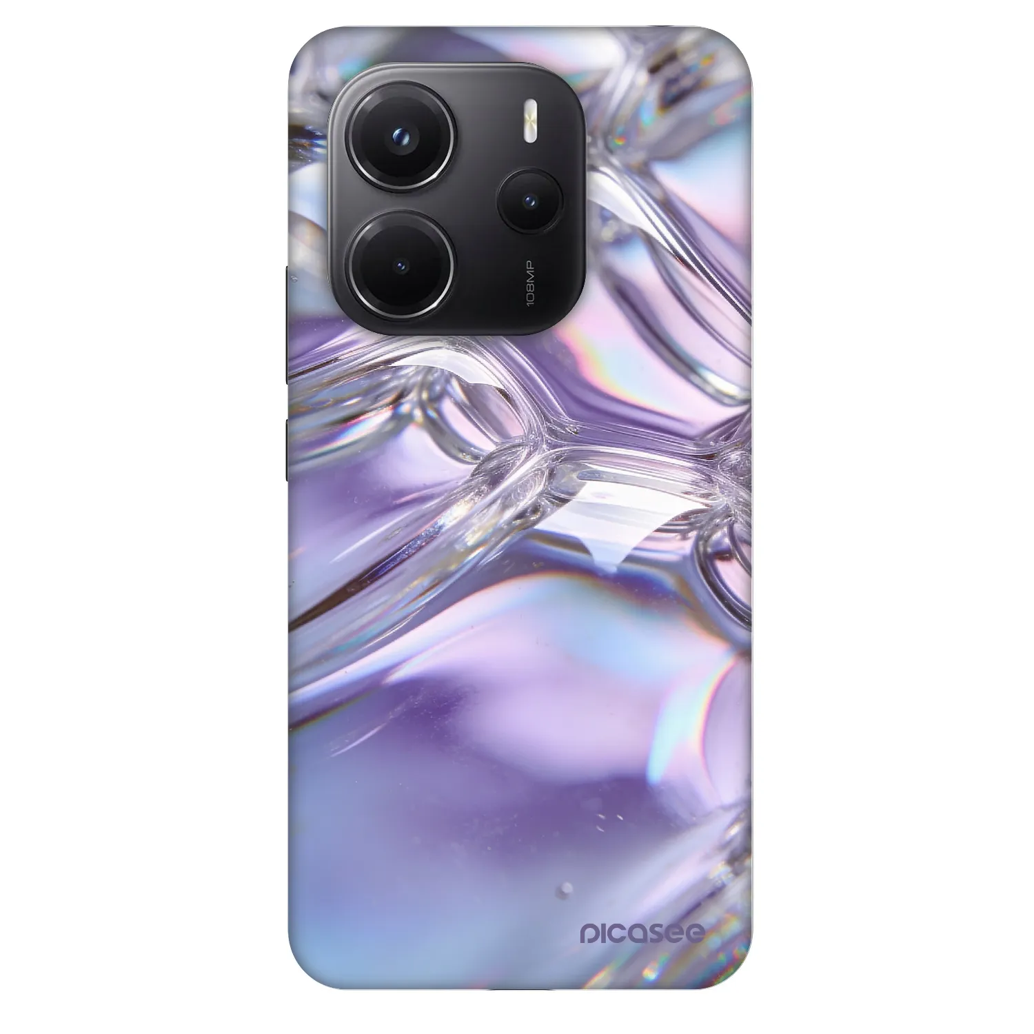 Picasee Fashion Case für Xiaomi Redmi Note 14 4G - Iridescent bubbles