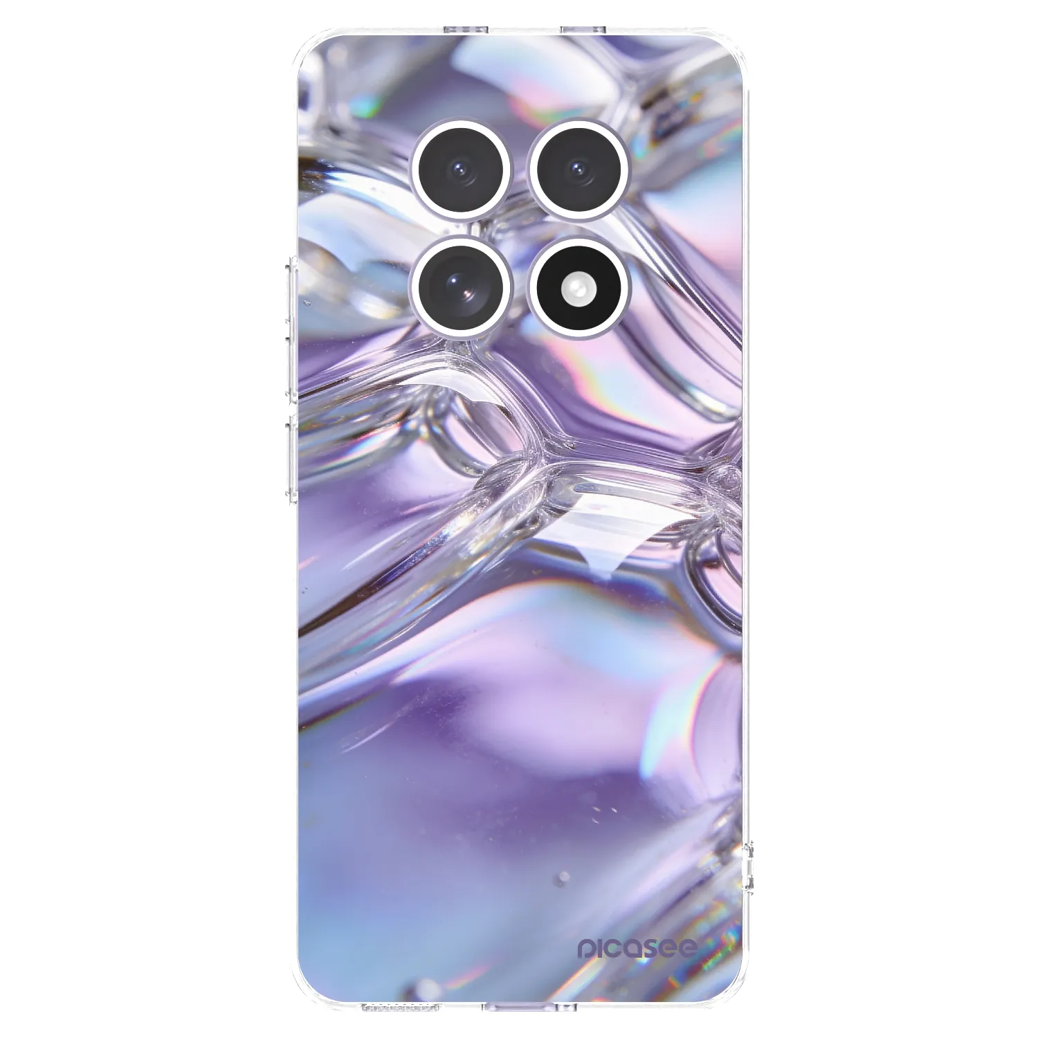 Picasee Xiaomi Redmi Note 15 4G Hülle - Transparentes Silikon - Iridescent bubbles