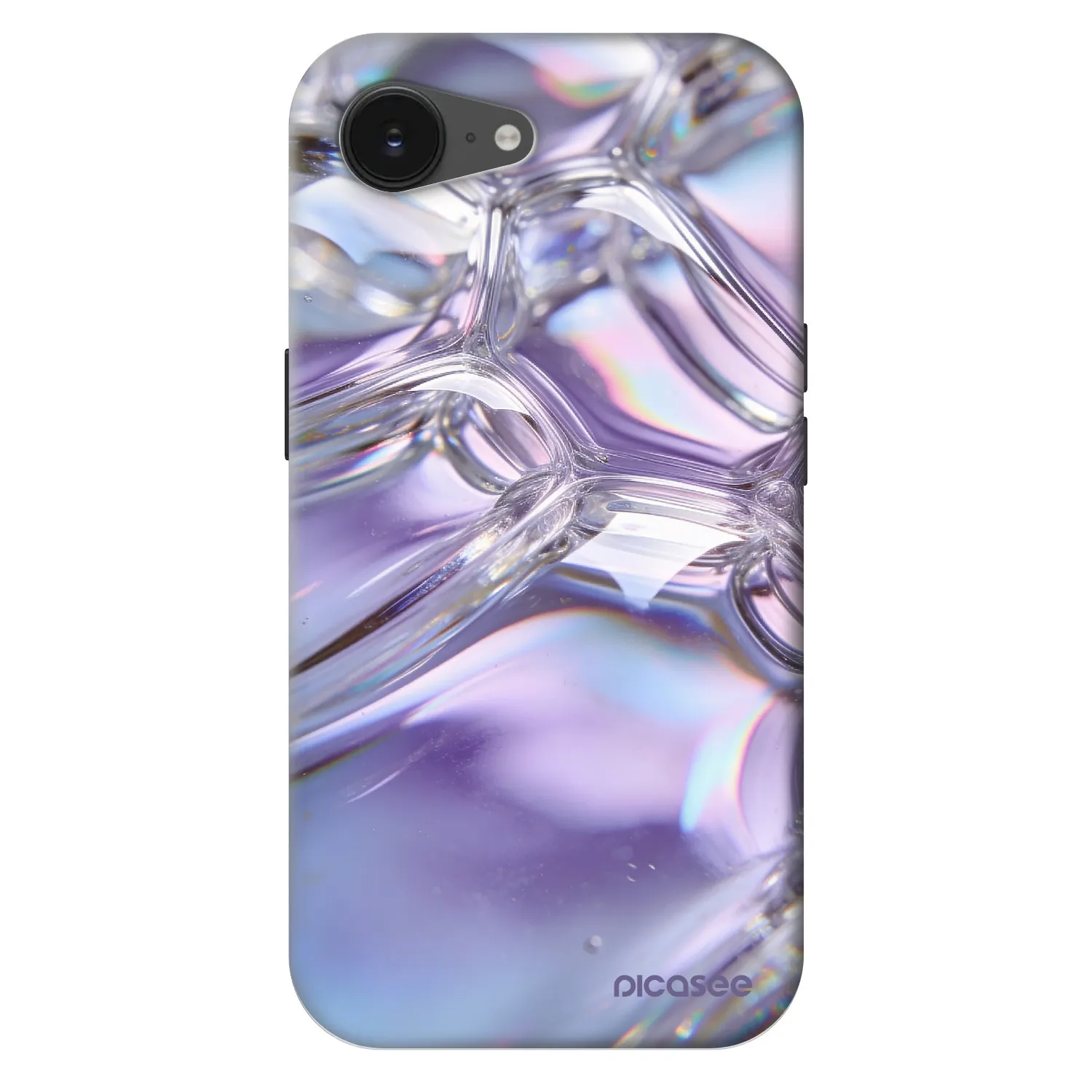 Picasee Fashion Case MagSafe für Apple iPhone 17e - Iridescent bubbles