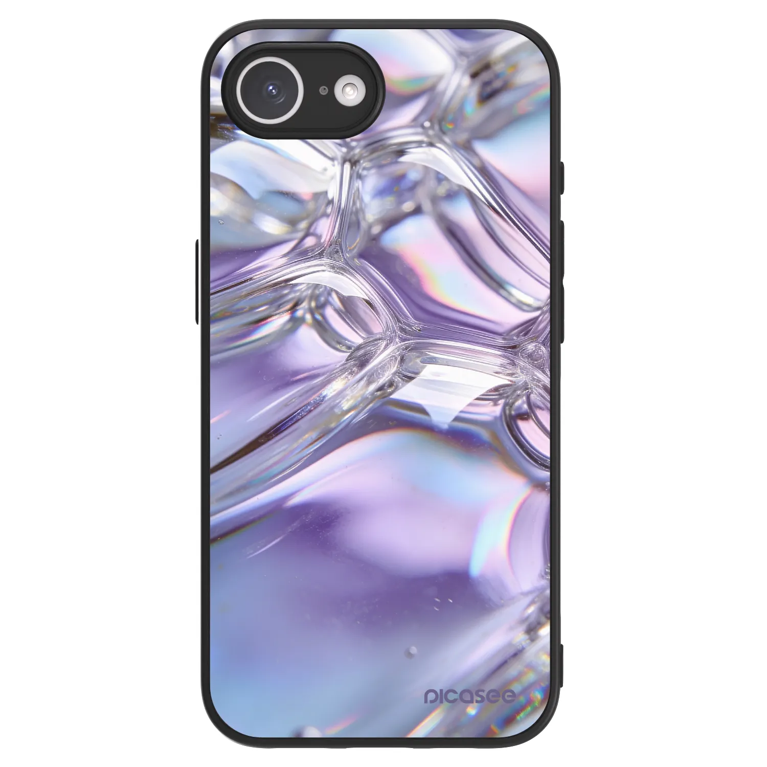 Picasee ULTIMATE CASE MagSafe für Apple iPhone 17e - Iridescent bubbles