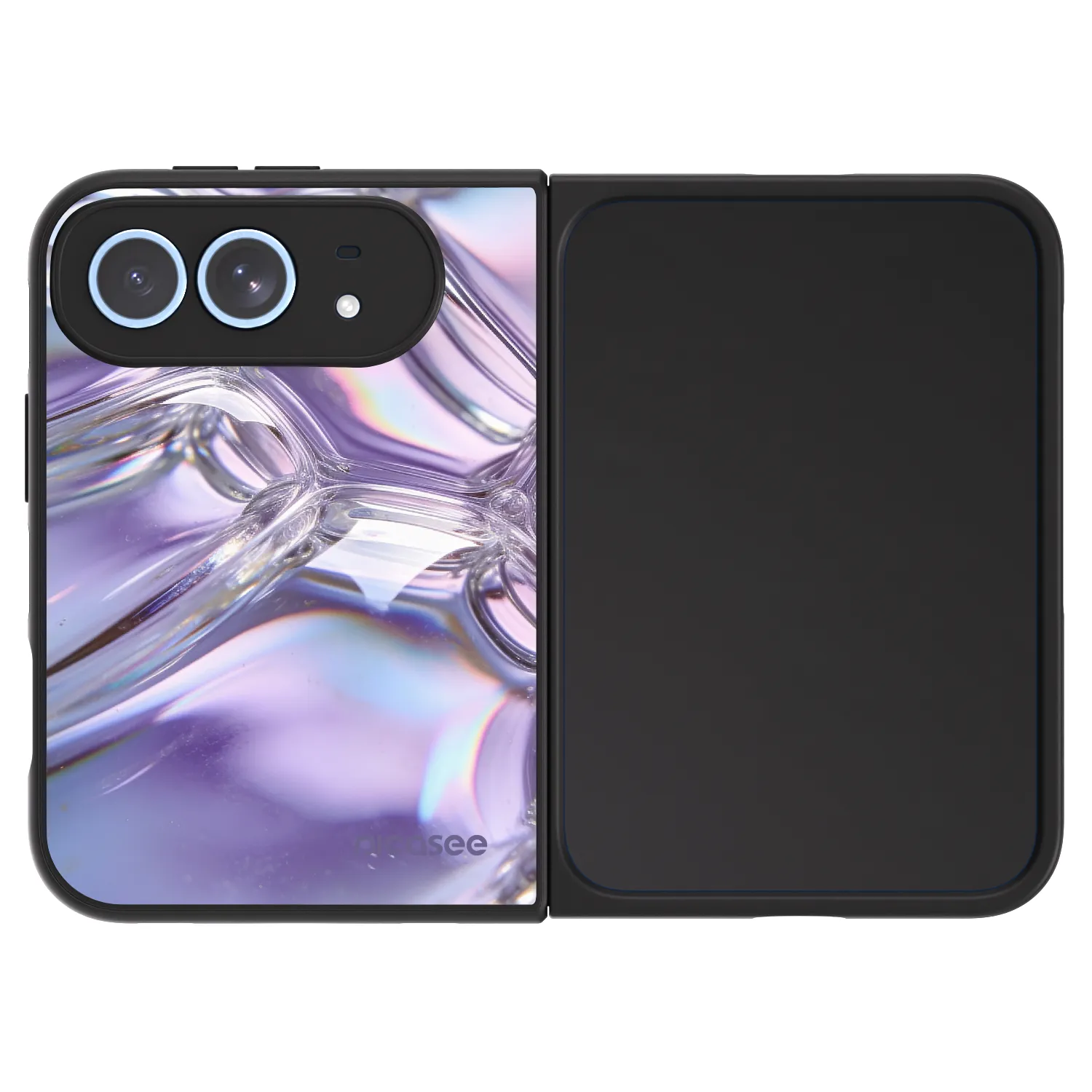 Picasee ULTIMATE CASE MagSafe für Apple iPhone Duo - Iridescent bubbles