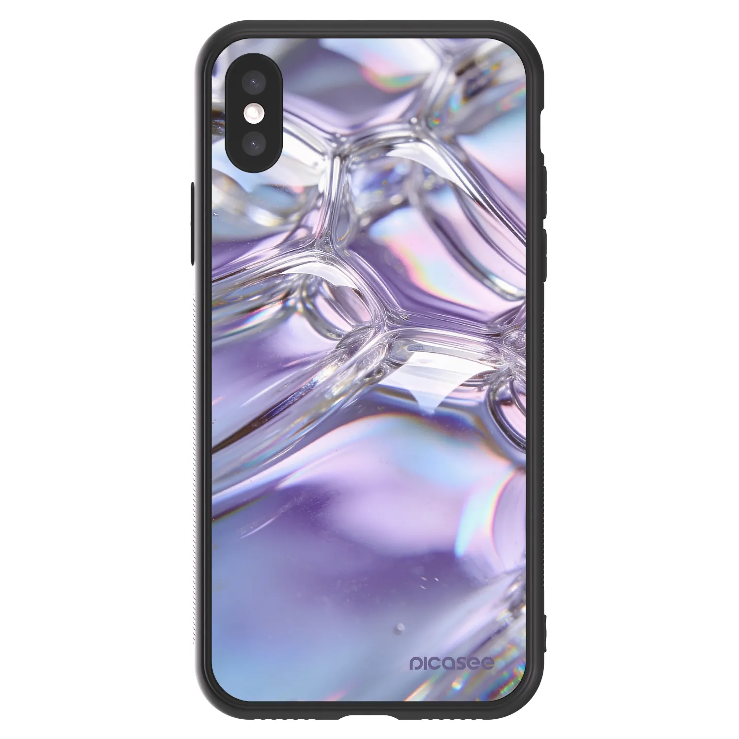 Picasee ULTIMATE CASE für Apple iPhone X/XS - Iridescent bubbles