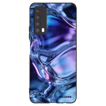 Picasee Huawei P Smart 2021 Hülle - Schwarzes Silikon - Iris liquid