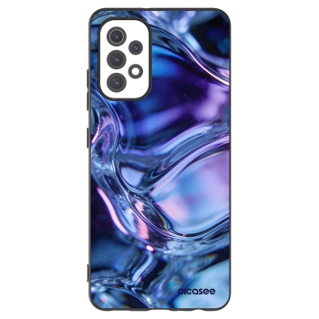 Picasee Samsung Galaxy A32 5G A326B Hülle - Schwarzes Silikon - Iris liquid