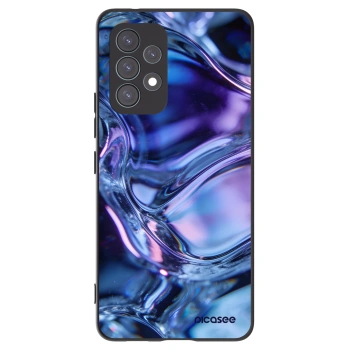 Picasee Samsung Galaxy A53 5G A536 Hülle - Schwarzes Silikon - Iris liquid