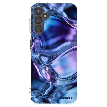 Picasee Samsung Galaxy A14 5G A146P Hülle - Transparentes Silikon - Iris liquid