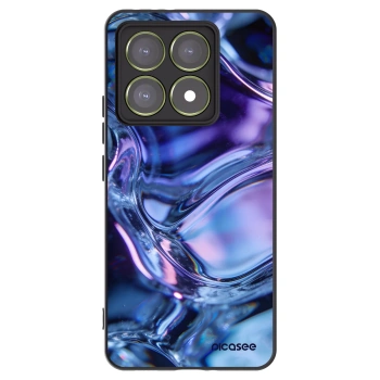 Picasee Xiaomi 14T Hülle - Schwarzes Silikon - Iris liquid