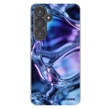 Picasee Samsung Galaxy S24 FE S721B Hülle - Transparentes Silikon - Iris liquid