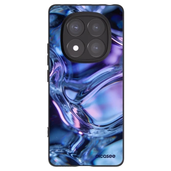 Picasee Xiaomi Redmi Note 14 Pro+ 5G Hülle - Schwarzes Silikon - Iris liquid