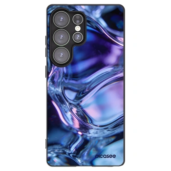 Picasee Samsung Galaxy S25 Ultra 5G Hülle - Schwarzes Silikon - Iris liquid