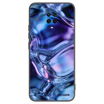Picasee Xiaomi Redmi Note 9 Pro Hülle - Schwarzes Silikon - Iris liquid