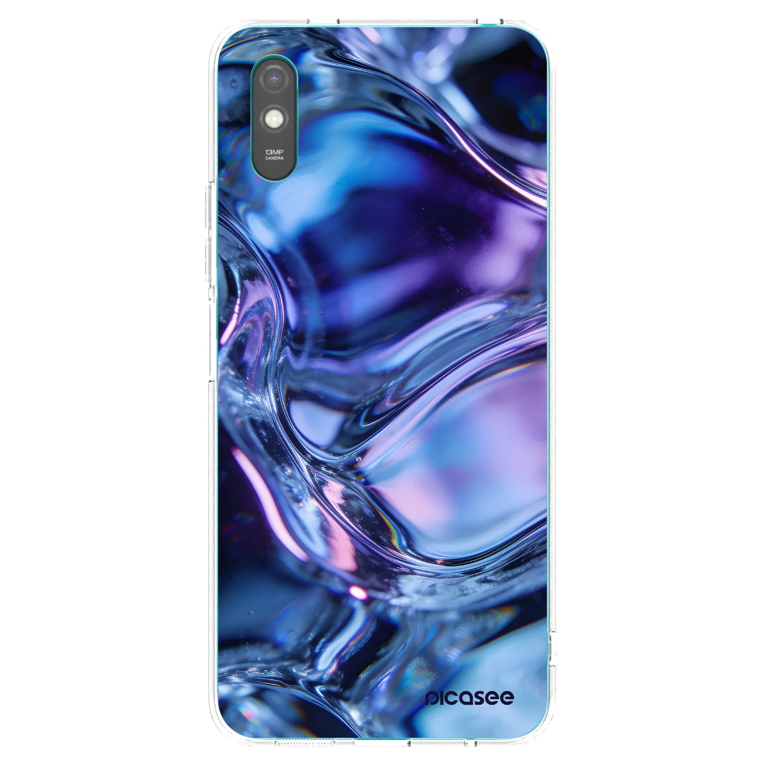 Picasee Xiaomi Redmi 9A Hülle - Transparentes Silikon - Iris liquid