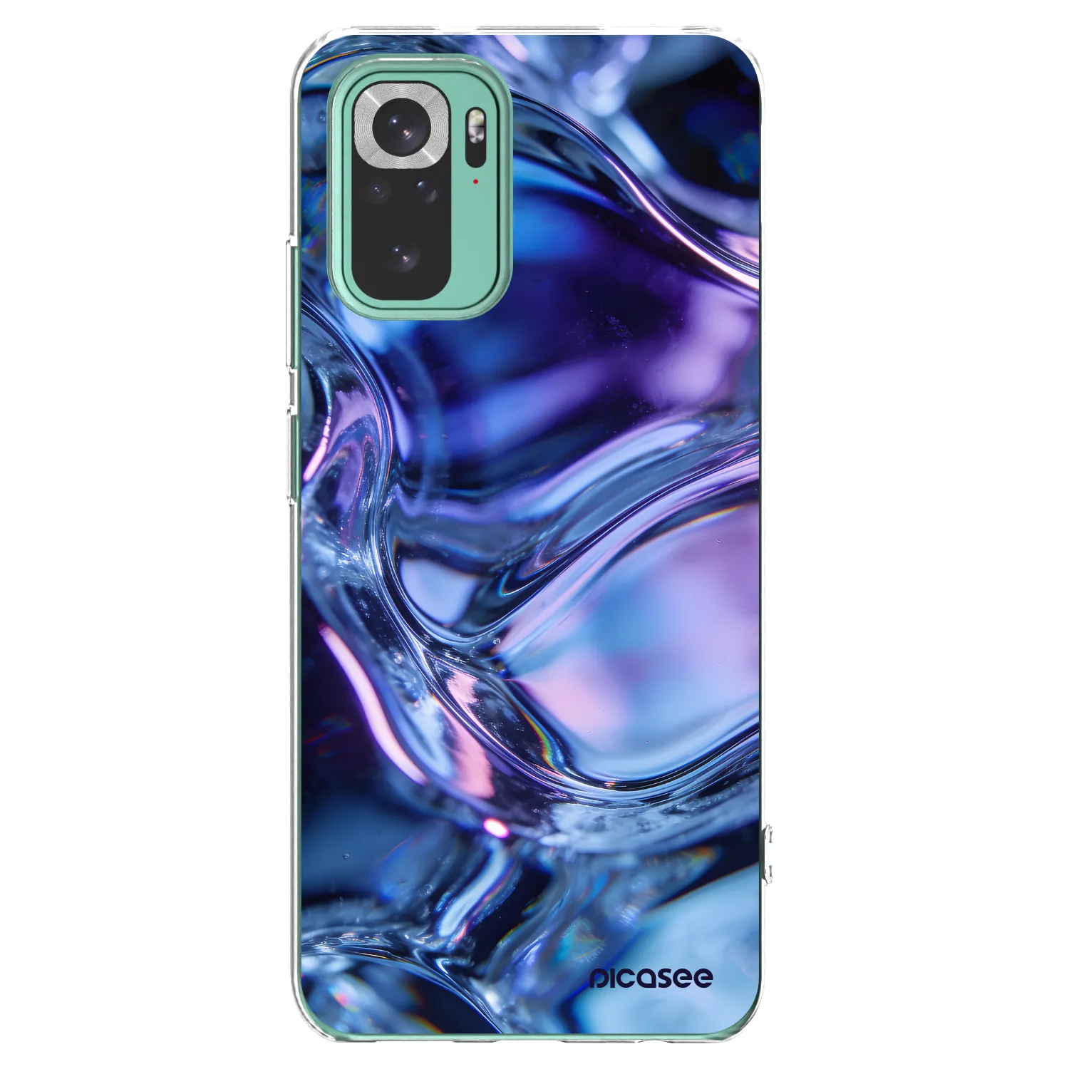 Picasee Xiaomi Redmi Note 10 Pro Hülle - Transparentes Silikon - Iris liquid