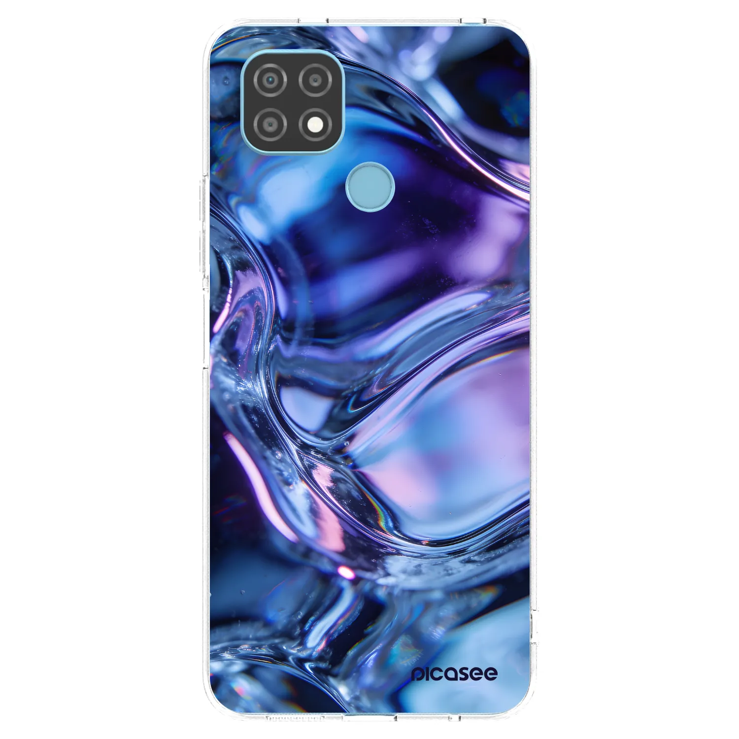 Picasee Realme C21 Hülle - Transparentes Silikon - Iris liquid
