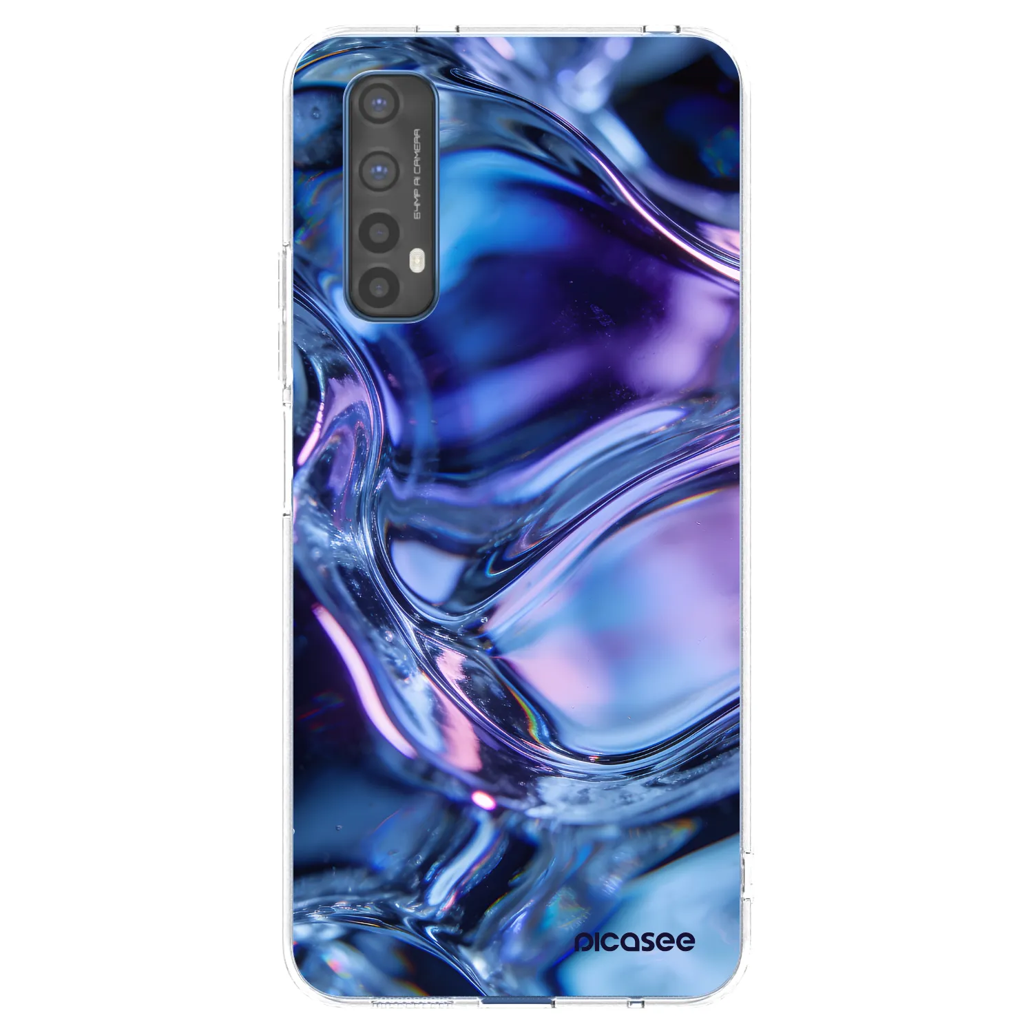 Picasee Realme 7 Hülle - Transparentes Silikon - Iris liquid