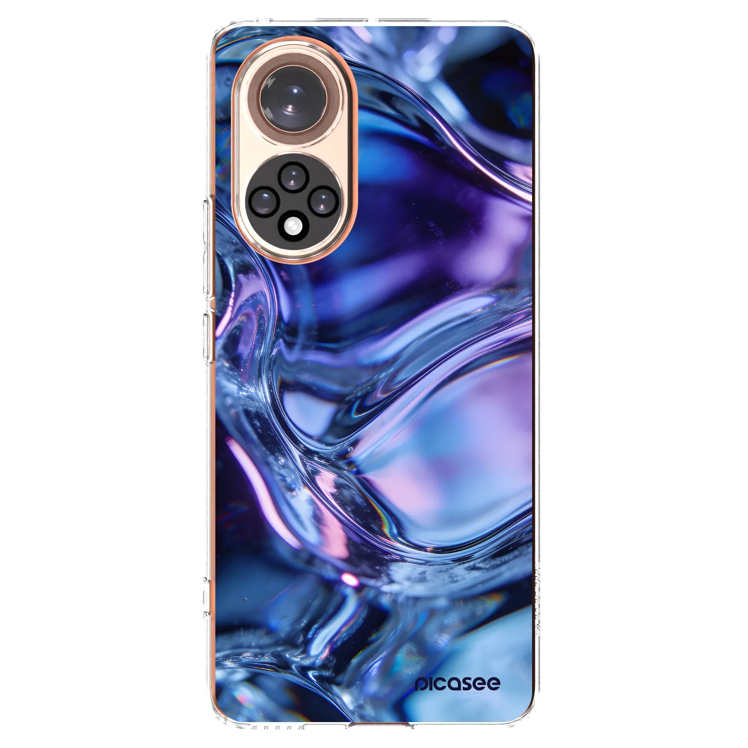 Picasee Honor 50 5G Hülle - Transparentes Silikon - Iris liquid