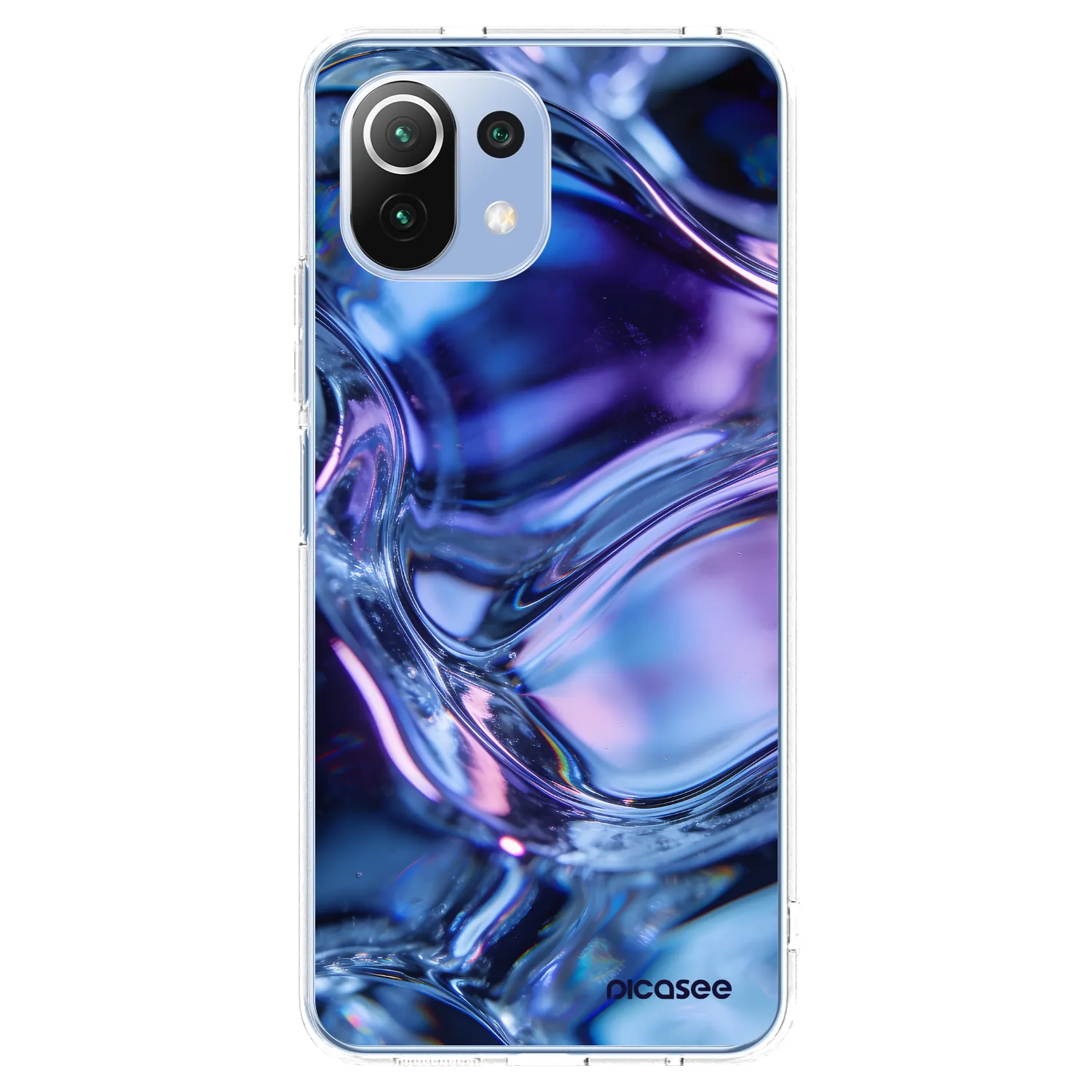 Picasee Xiaomi 11 Lite 5G NE Hülle - Transparentes Silikon - Iris liquid