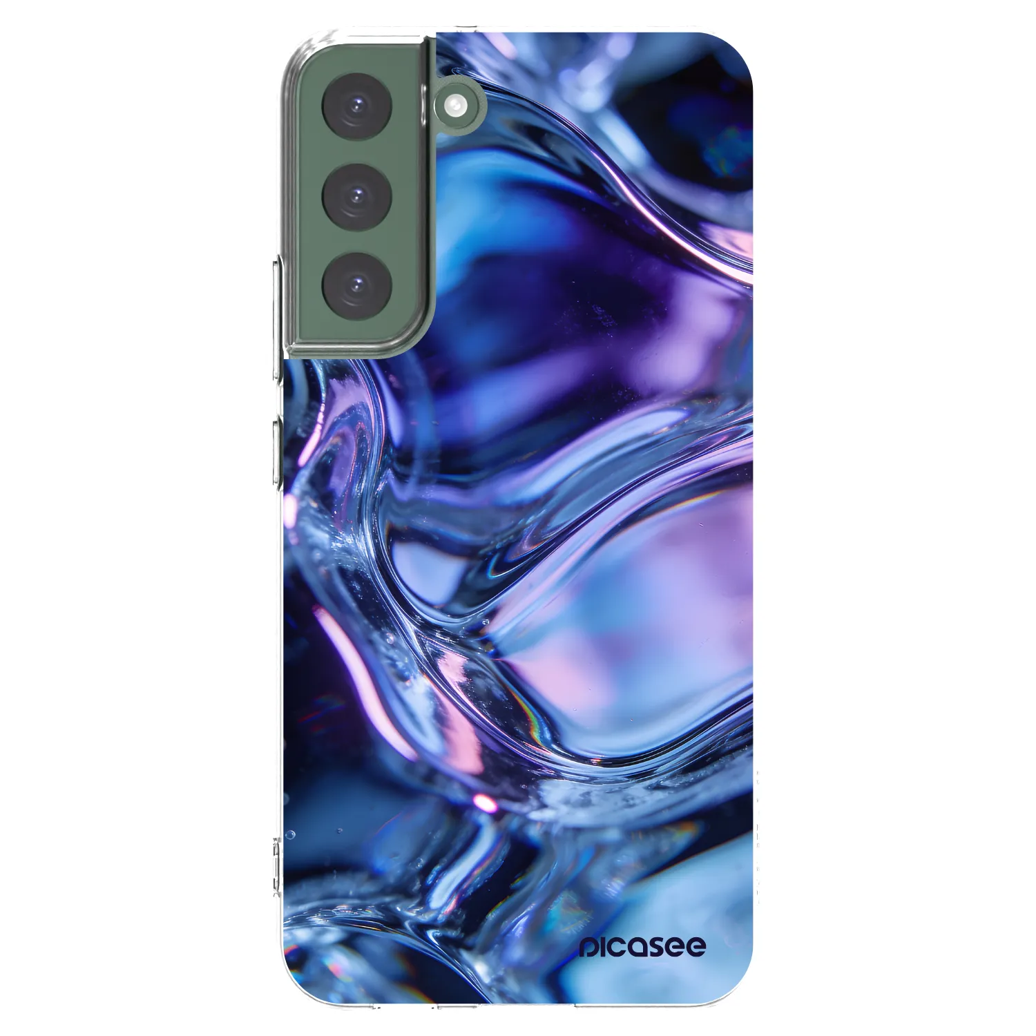 Picasee Samsung Galaxy S22+ 5G Hülle - Transparentes Silikon - Iris liquid