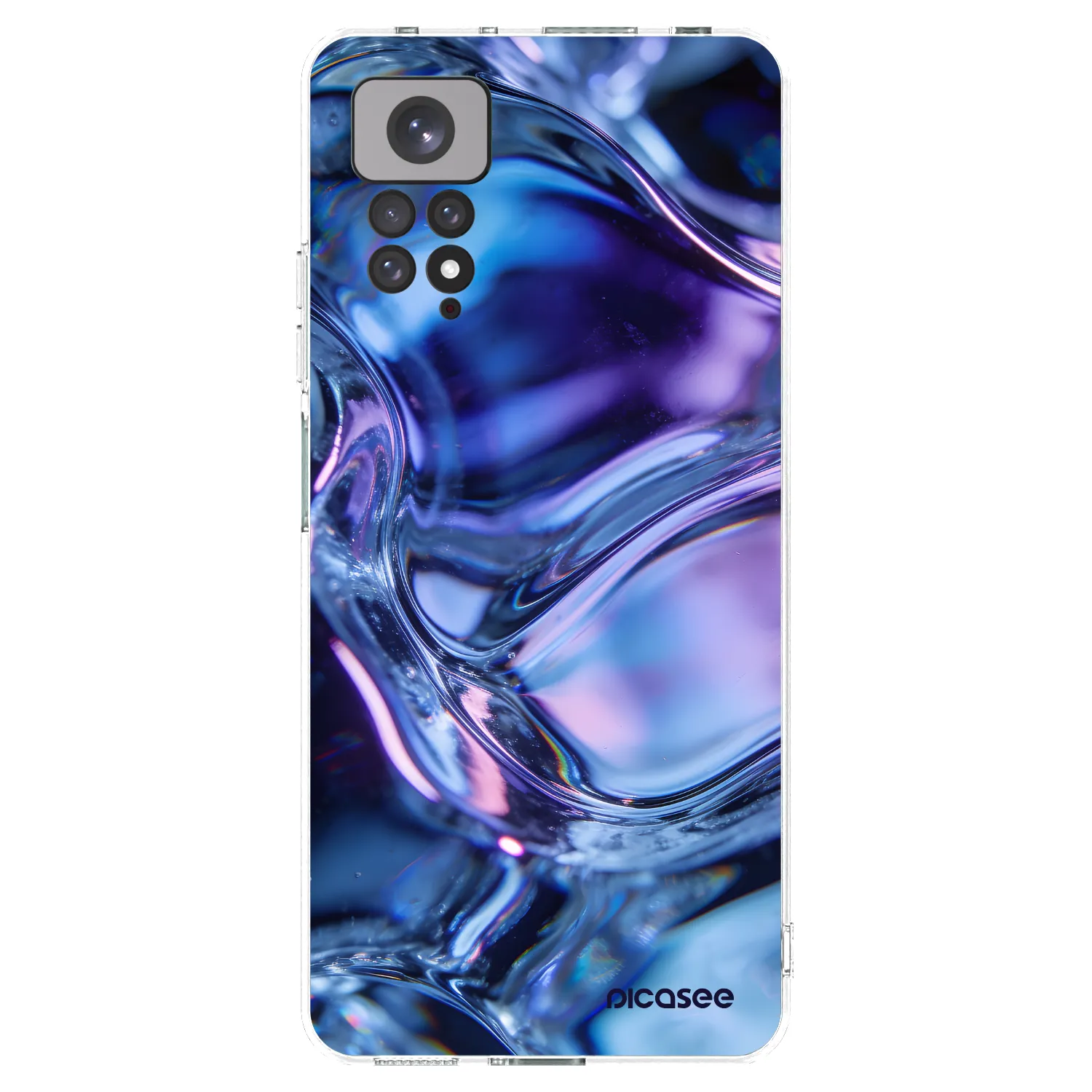 Picasee Xiaomi Redmi Note 11S 4G Hülle - Transparentes Silikon - Iris liquid