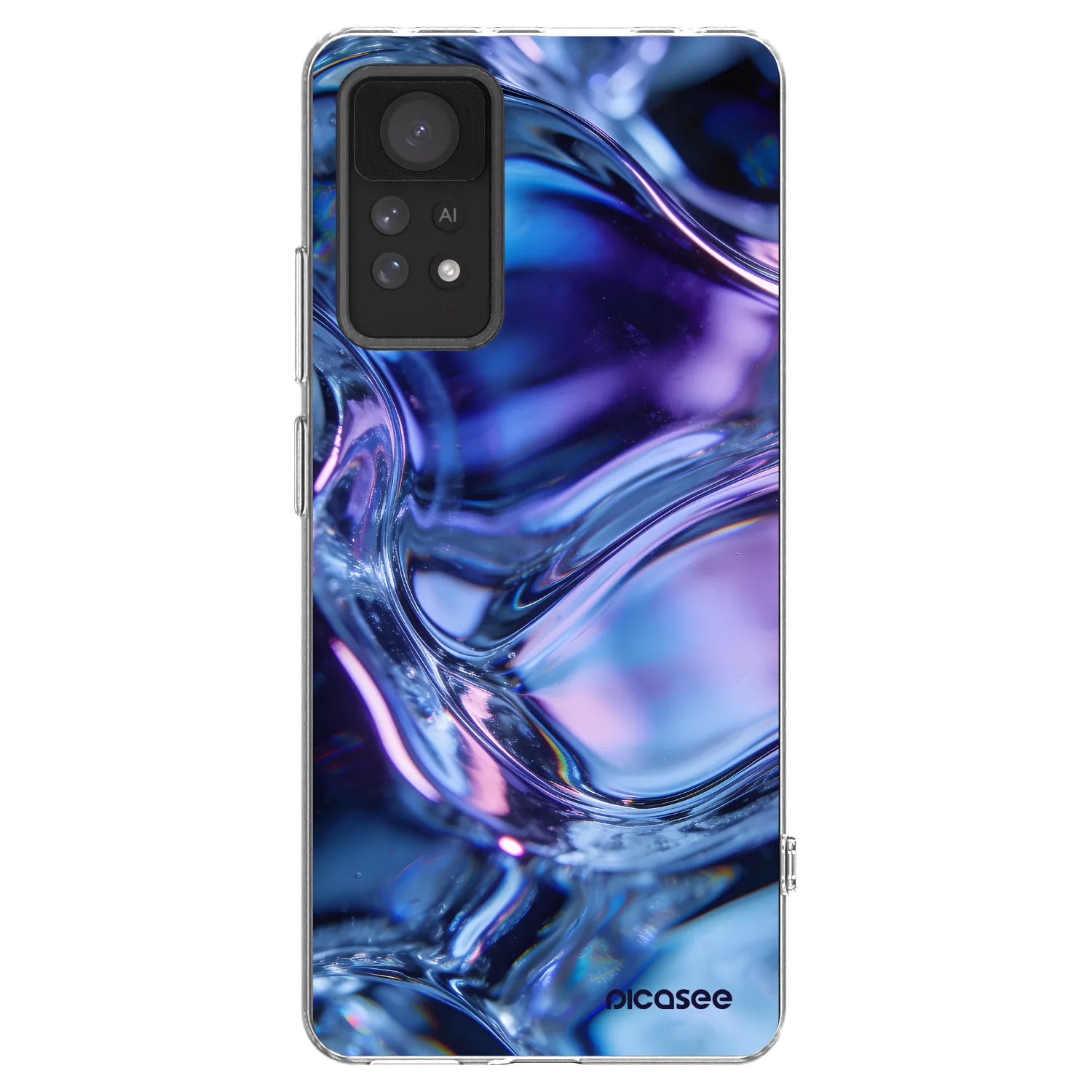 Picasee Xiaomi Redmi Note 11 Pro 5G Hülle - Transparentes Silikon - Iris liquid