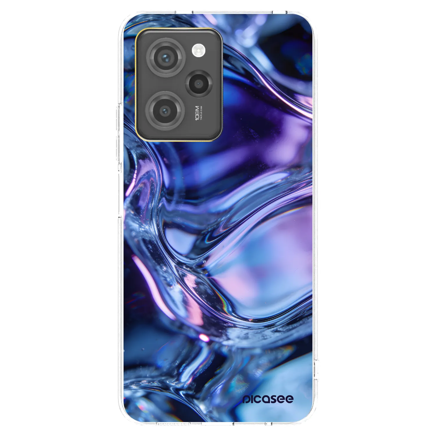 Picasee Xiaomi Poco X5 Pro Hülle - Transparentes Silikon - Iris liquid