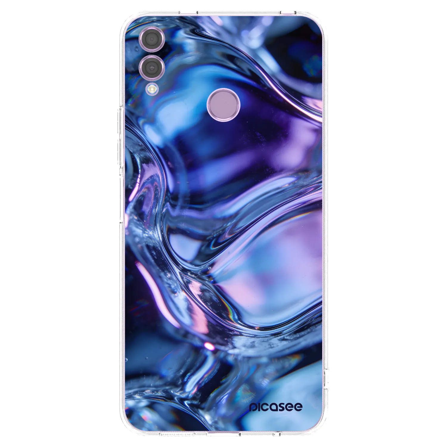 Picasee Honor 8X Hülle - Transparentes Silikon - Iris liquid