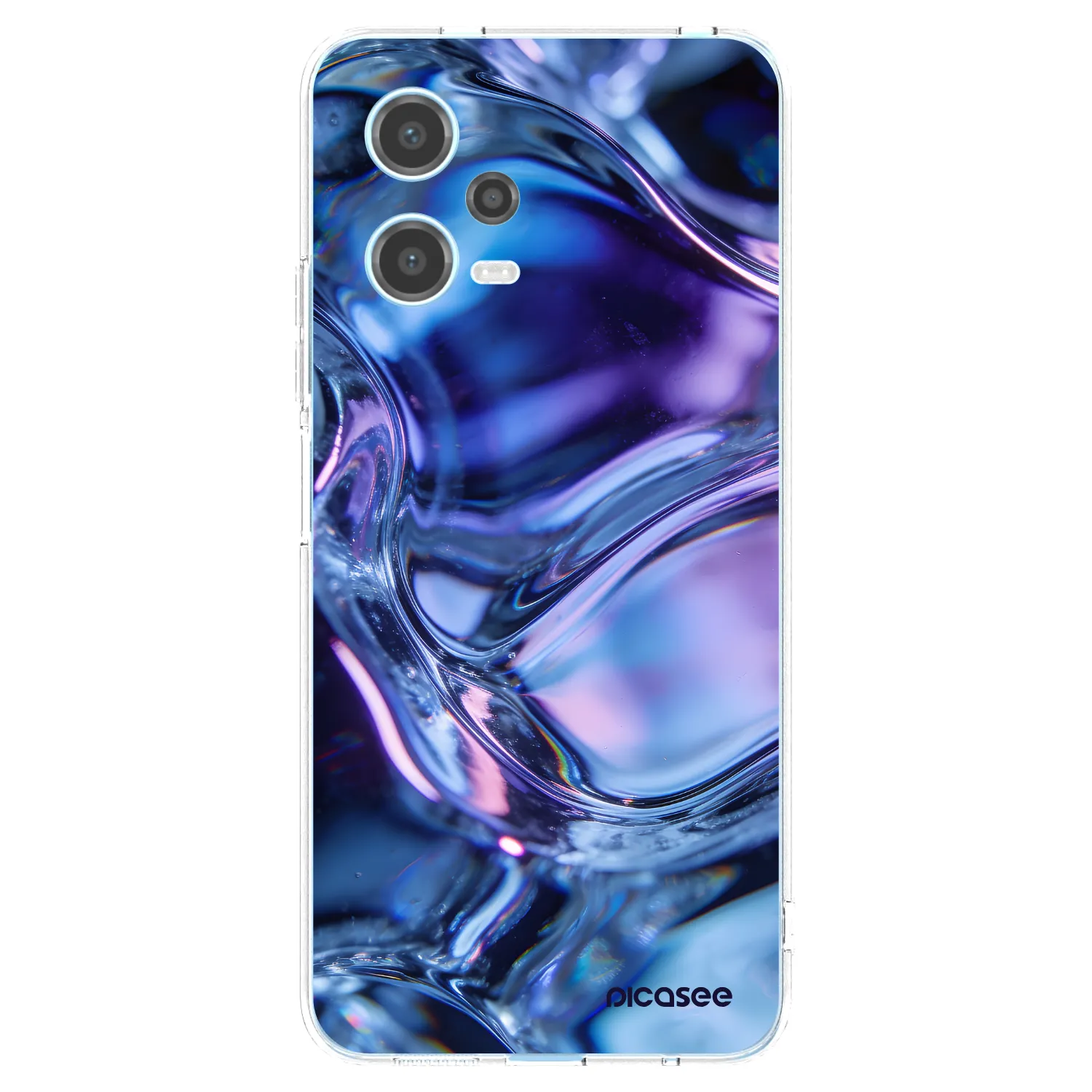 Picasee Xiaomi Redmi Note 12 5G Hülle - Transparentes Silikon - Iris liquid