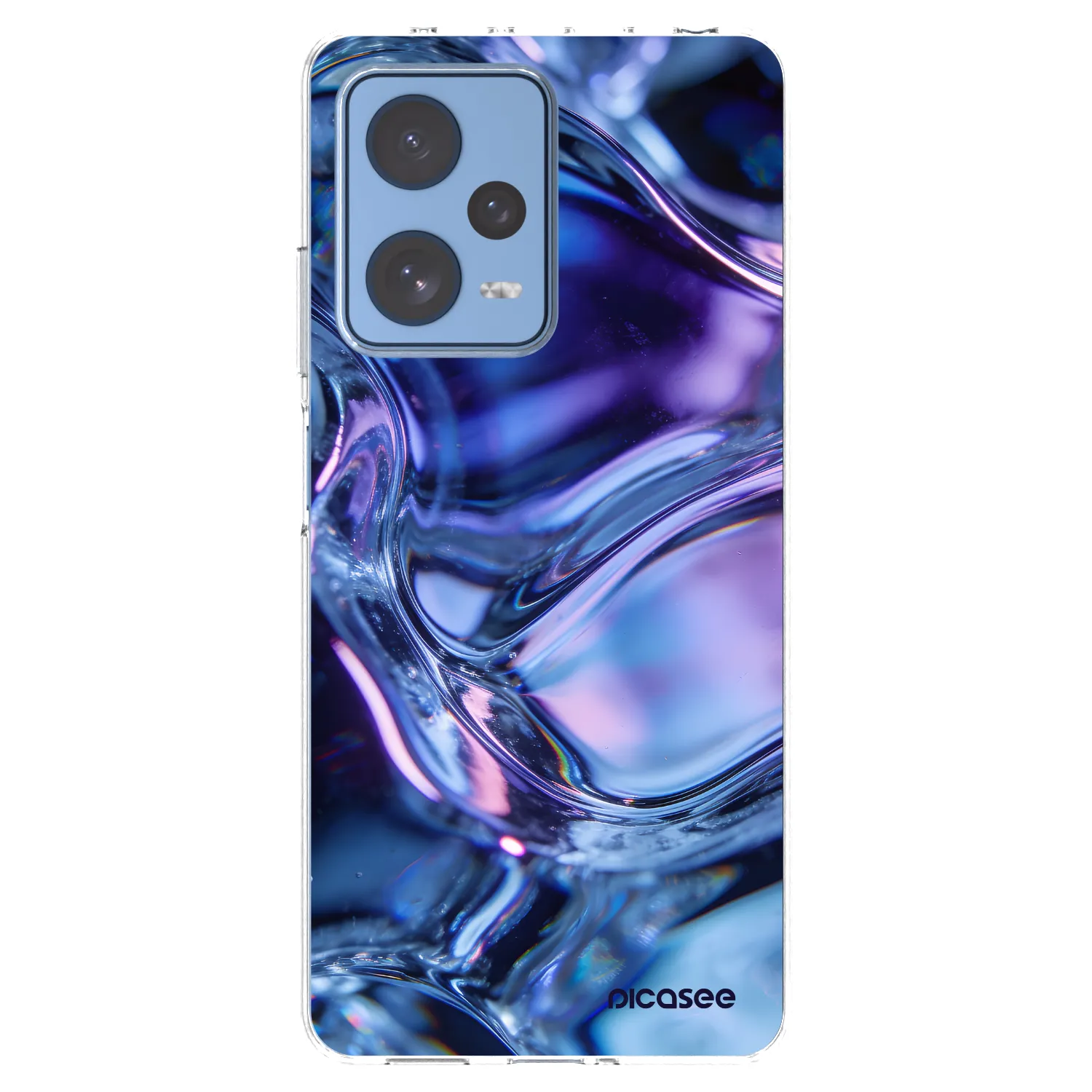 Picasee Xiaomi Redmi Note 12 Pro 5G Hülle - Transparentes Silikon - Iris liquid