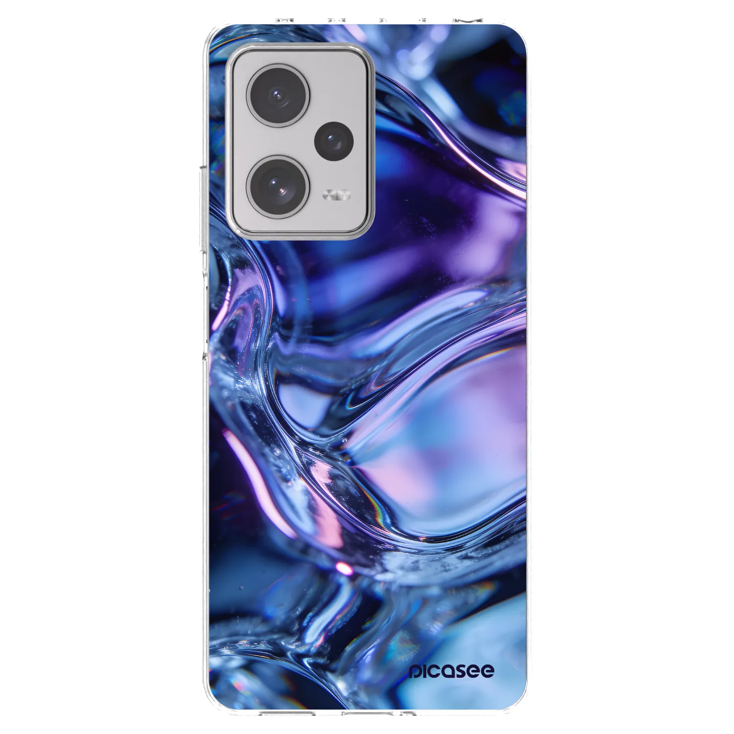 Picasee Xiaomi Redmi Note 12 Pro+ 5G Hülle - Transparentes Silikon - Iris liquid