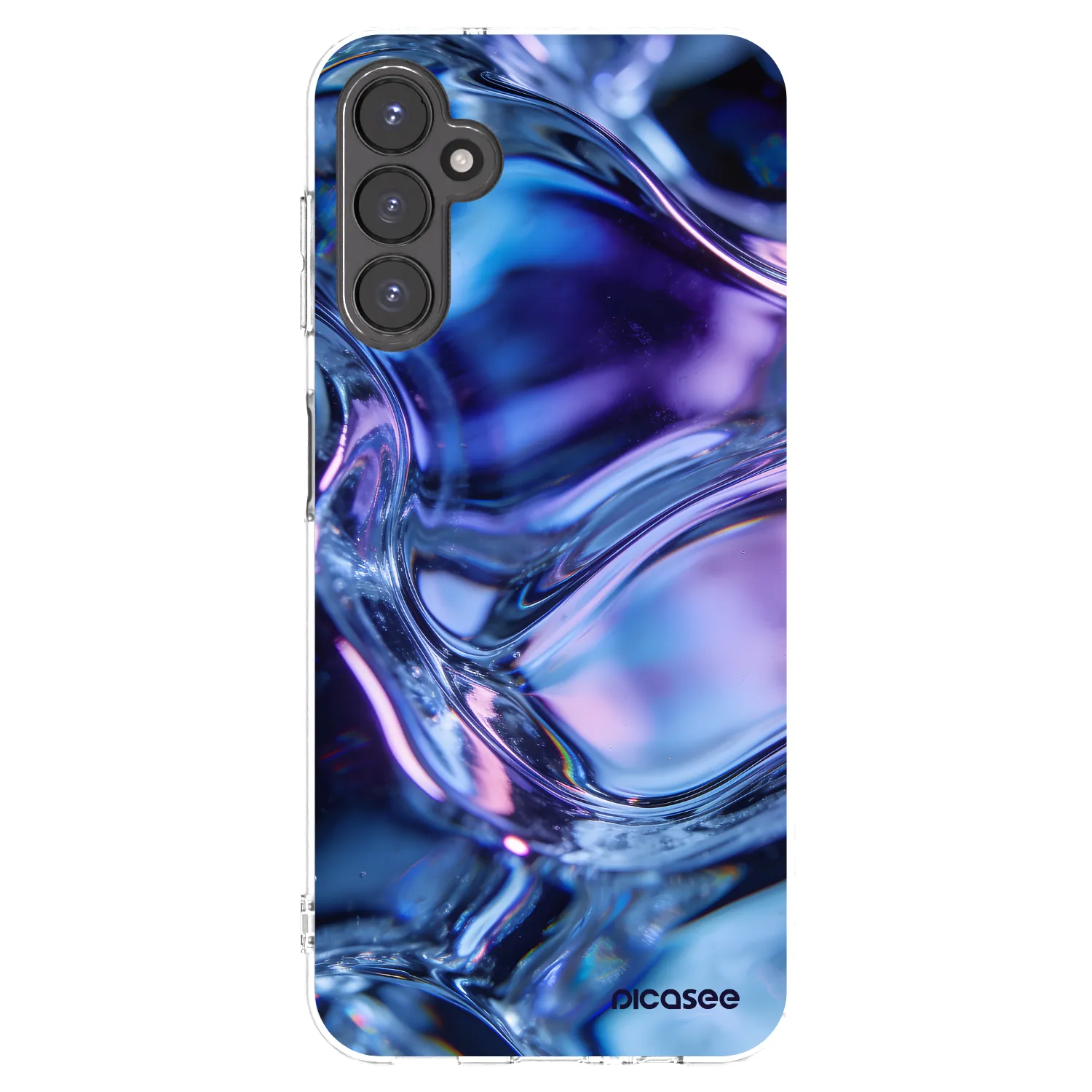 Picasee Samsung Galaxy A14 5G A146P Hülle - Transparentes Silikon - Iris liquid