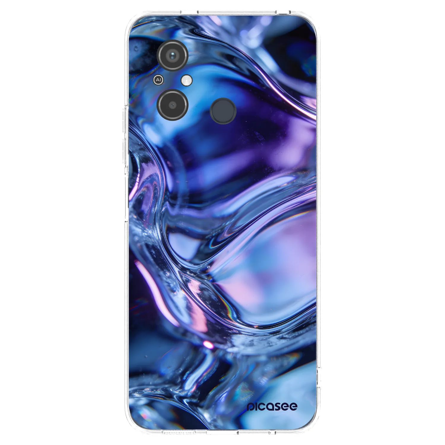 Picasee Xiaomi Redmi 12C Hülle - Transparentes Silikon - Iris liquid