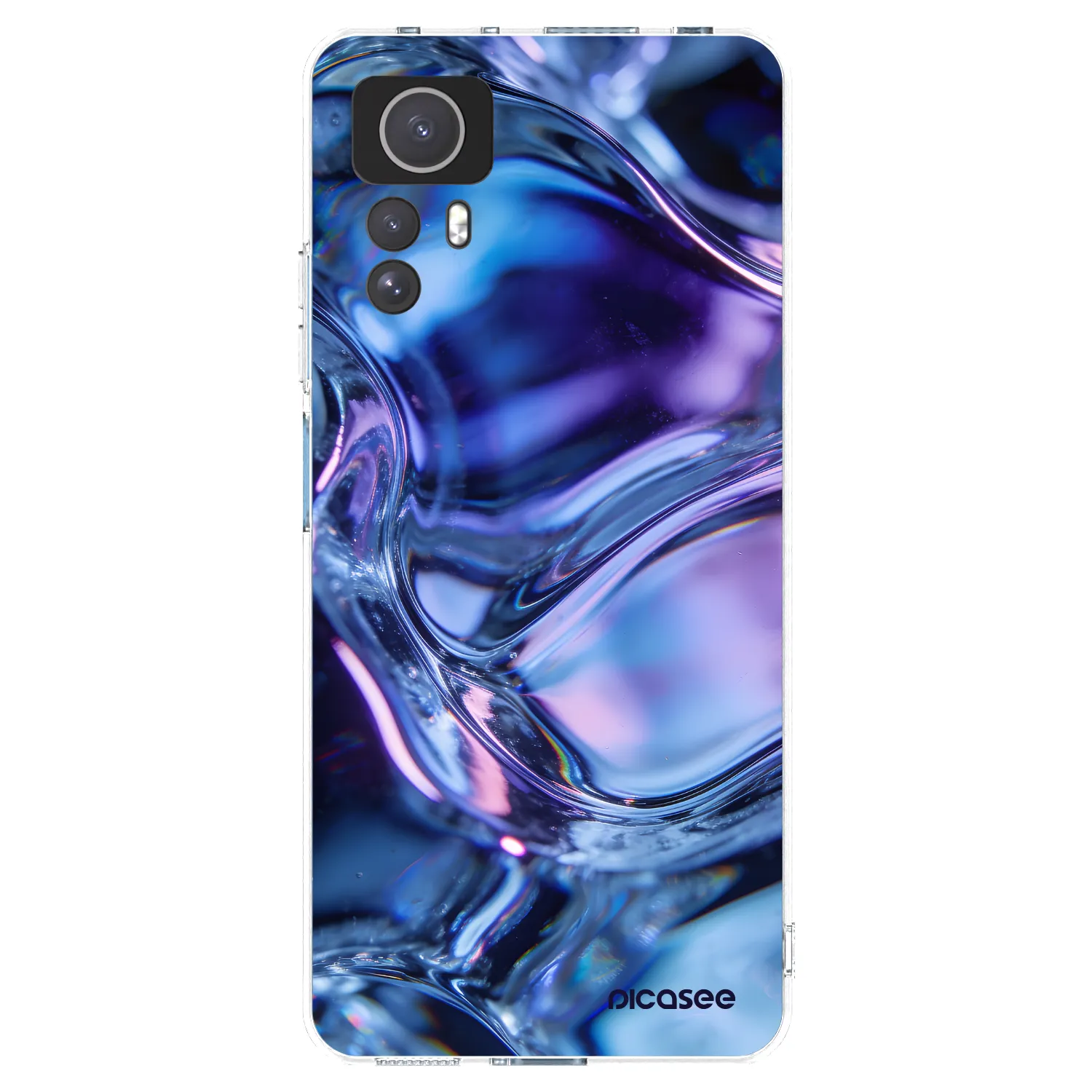 Picasee Xiaomi Redmi Note 12S Hülle - Transparentes Silikon - Iris liquid