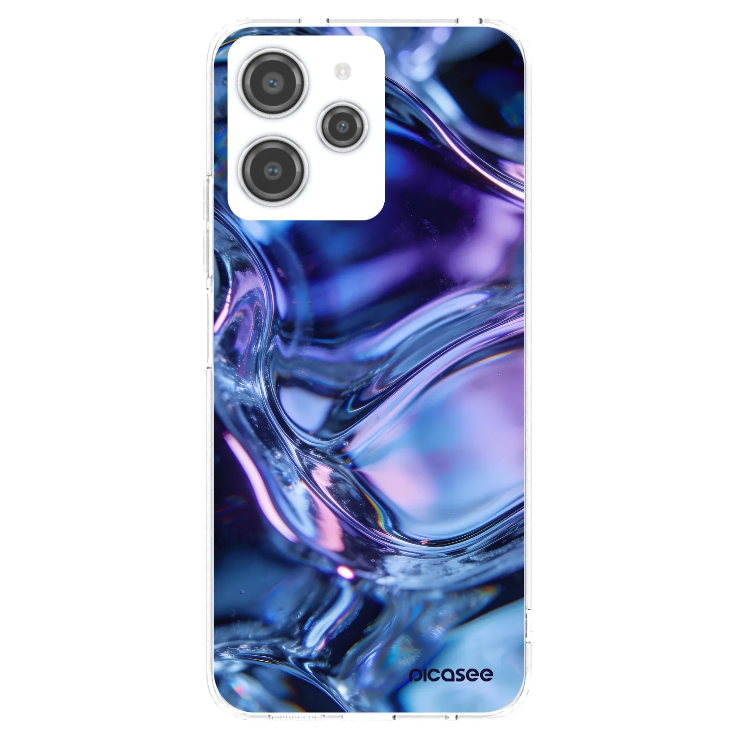 Picasee Xiaomi Redmi 12 4G Hülle - Transparentes Silikon - Iris liquid
