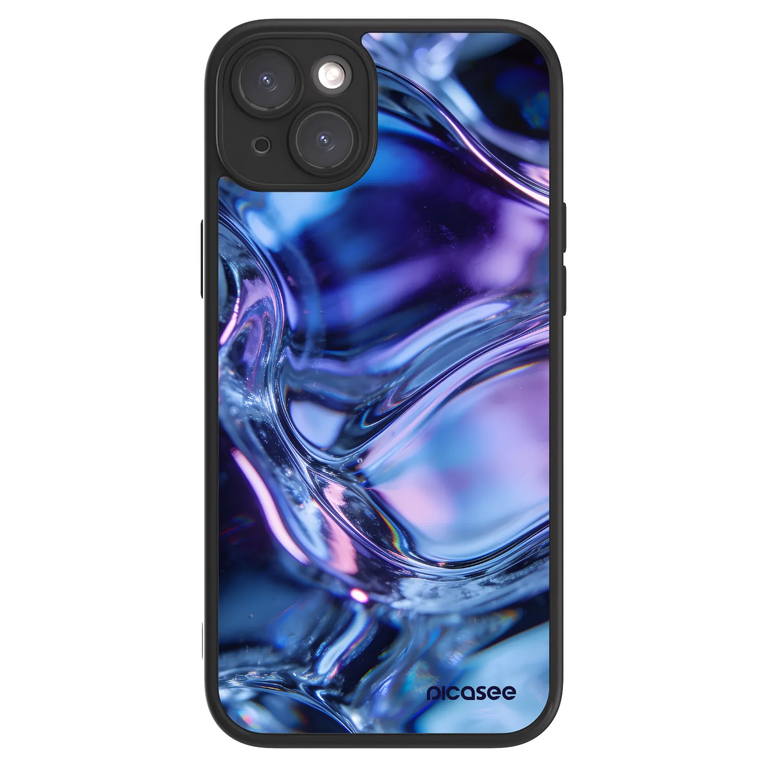 Picasee ULTIMATE CASE MagSafe für Apple iPhone 15 Plus - Iris liquid