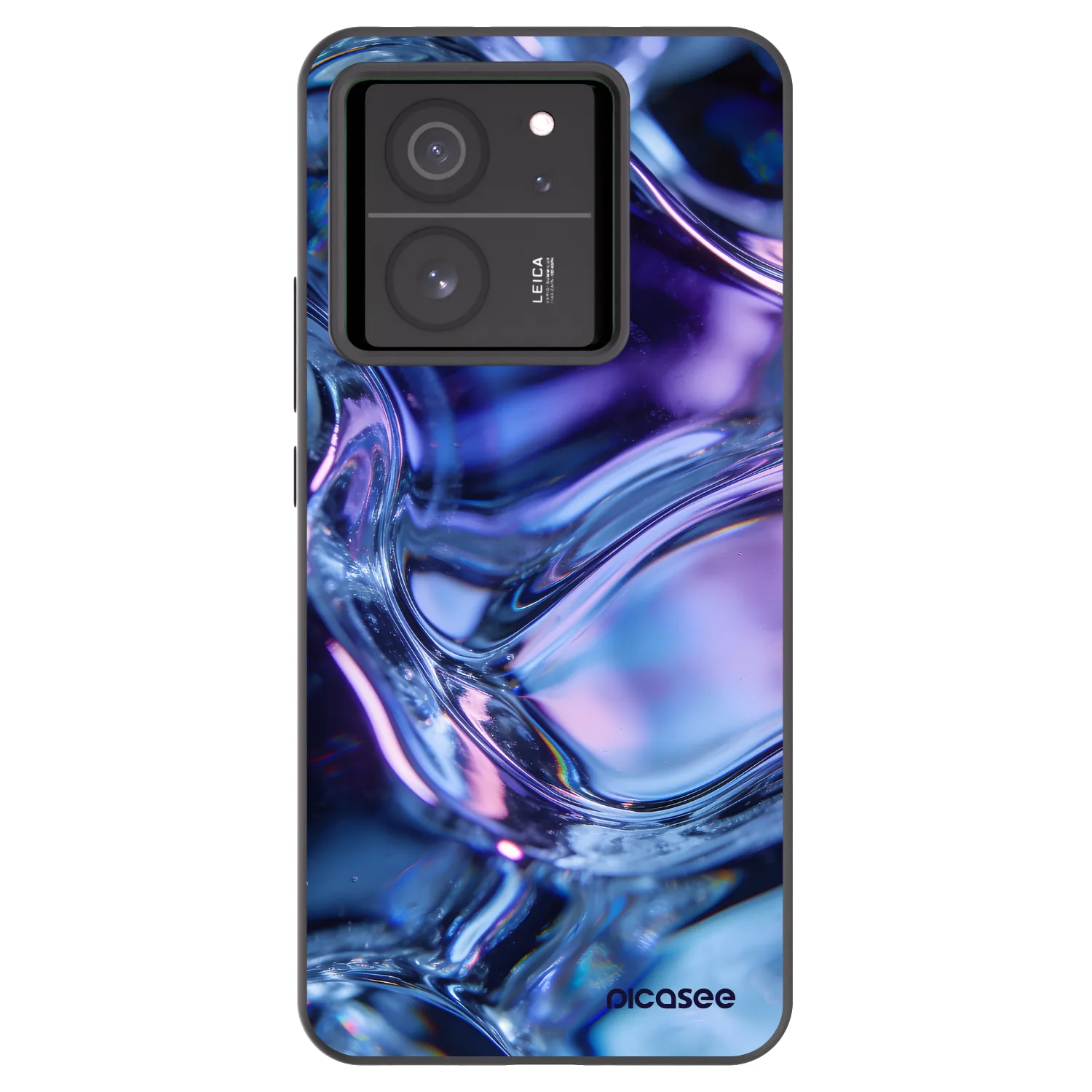 Picasee Xiaomi 13T Pro Hülle - Schwarzes Silikon - Iris liquid