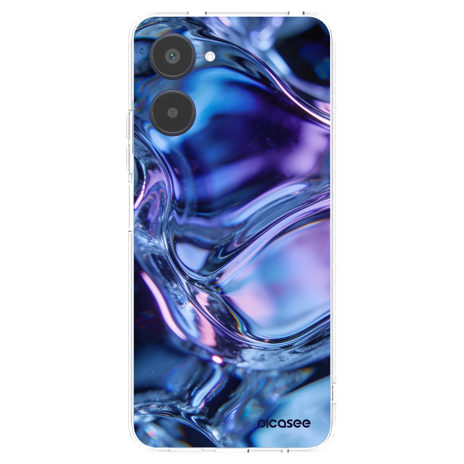 Picasee Realme 10 4G Hülle - Transparentes Silikon - Iris liquid
