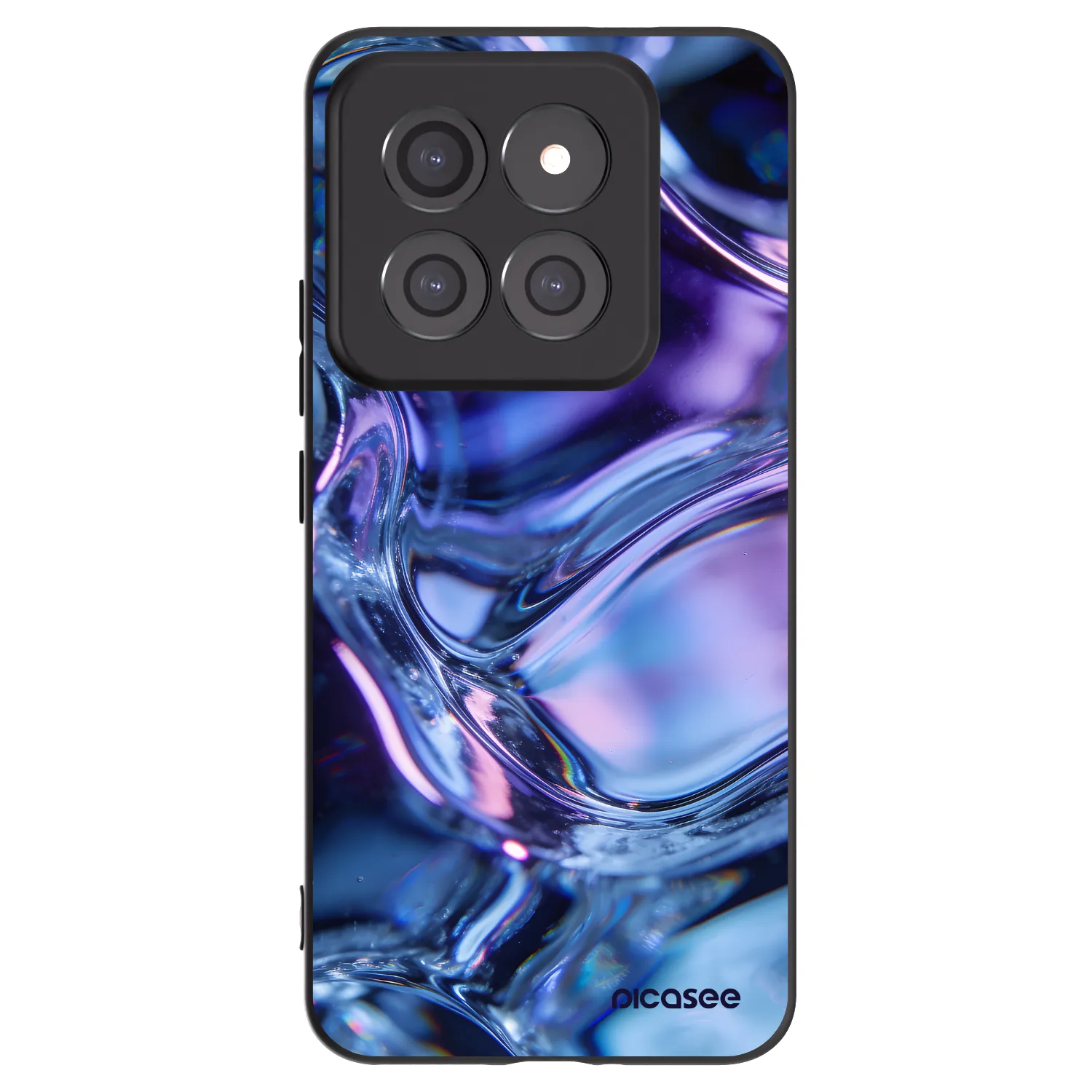 Picasee Xiaomi 14 Pro Hülle - Schwarzes Silikon - Iris liquid